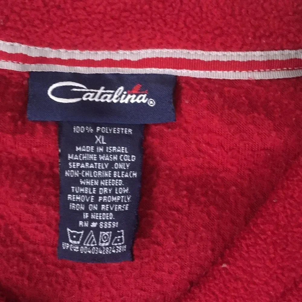 Vintage Christmas Sweater Fleece Top XL